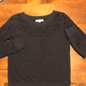 Loft navy crew neck sweater